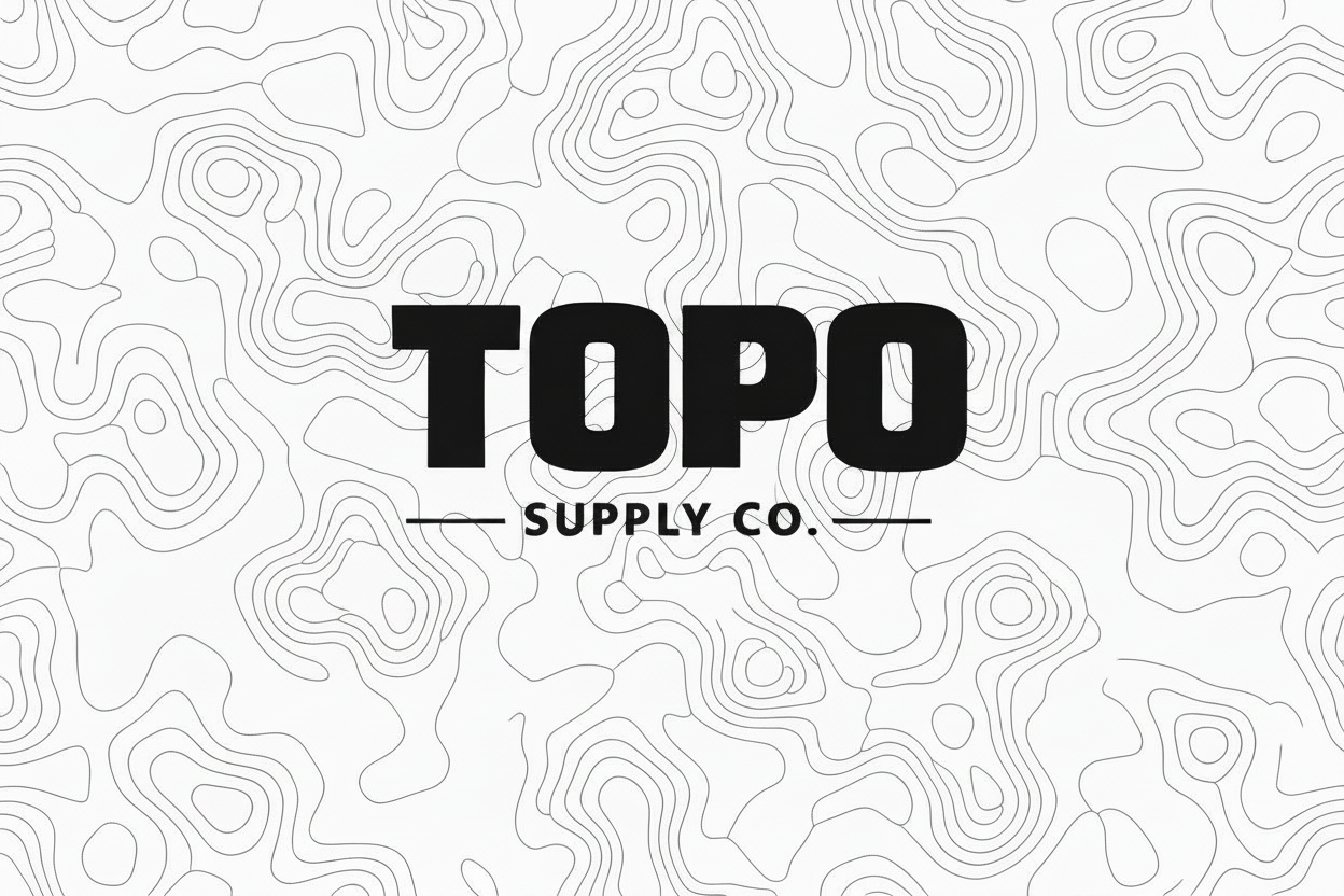 Topo Supply Co. logo on a white background